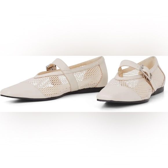 Vagabond Shoemakers Wioletta Mesh Ballet Flat Off White - Picture 3 of 11